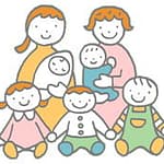 子供とお母さん